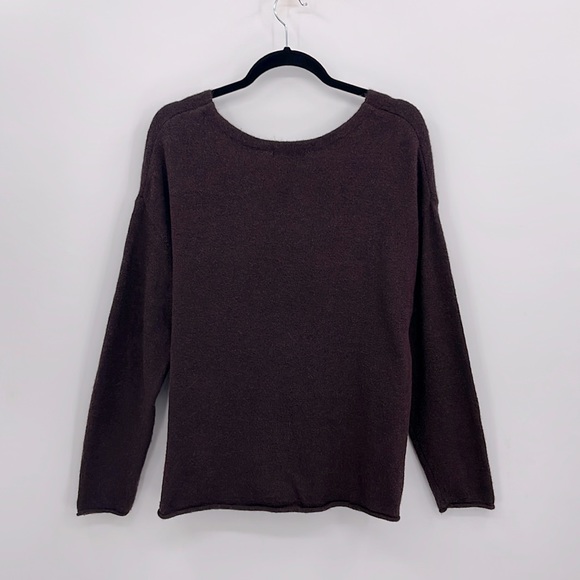 H&M V-Neck Wool Blend Oversized Sweater - Picture 2 of 2